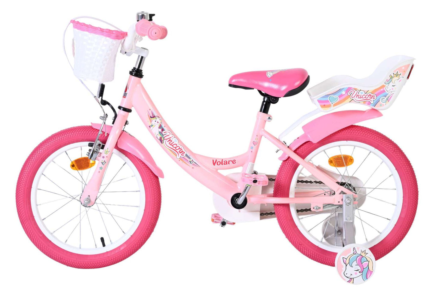 Volare Unicorn 16 inch 2026 Meisjes - Fietsenconcurrent.nl