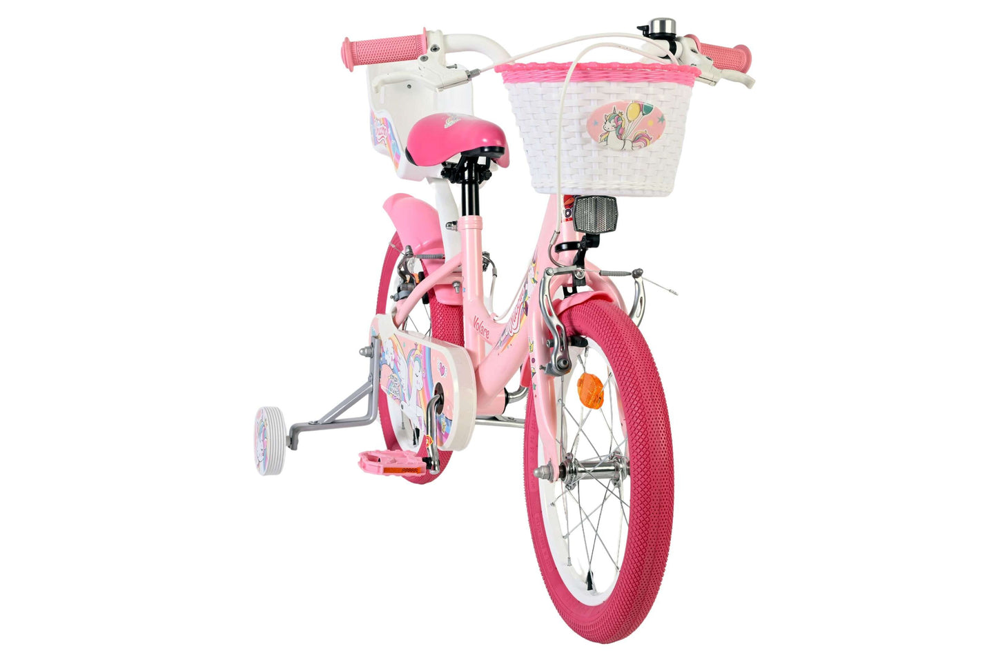 Volare Unicorn 16 inch 2026 Meisjes Twee handremmen - Fietsenconcurrent.nl