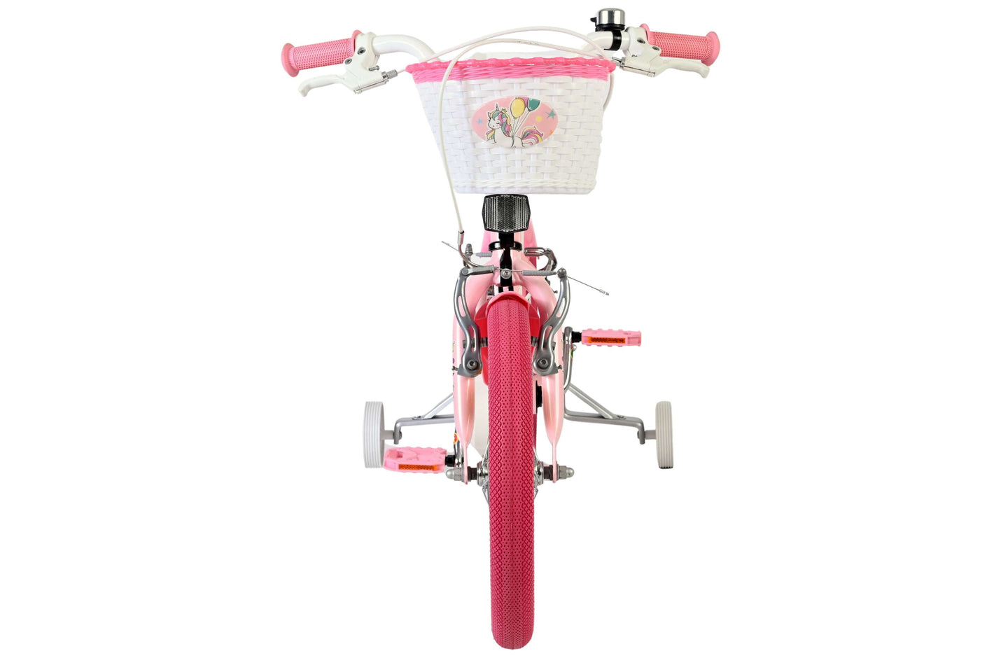Volare Unicorn 16 inch 2026 Meisjes Twee handremmen - Fietsenconcurrent.nl
