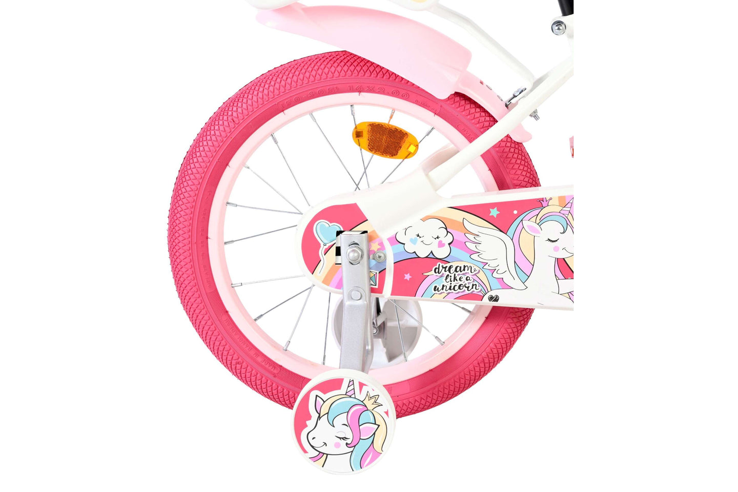 Volare Unicorn 16 inch 2026 Meisjes - Fietsenconcurrent.nl