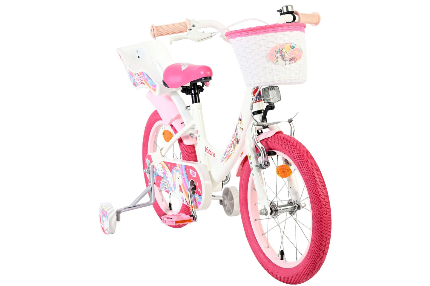 Volare Unicorn 16 inch 2026 Meisjes - Fietsenconcurrent.nl