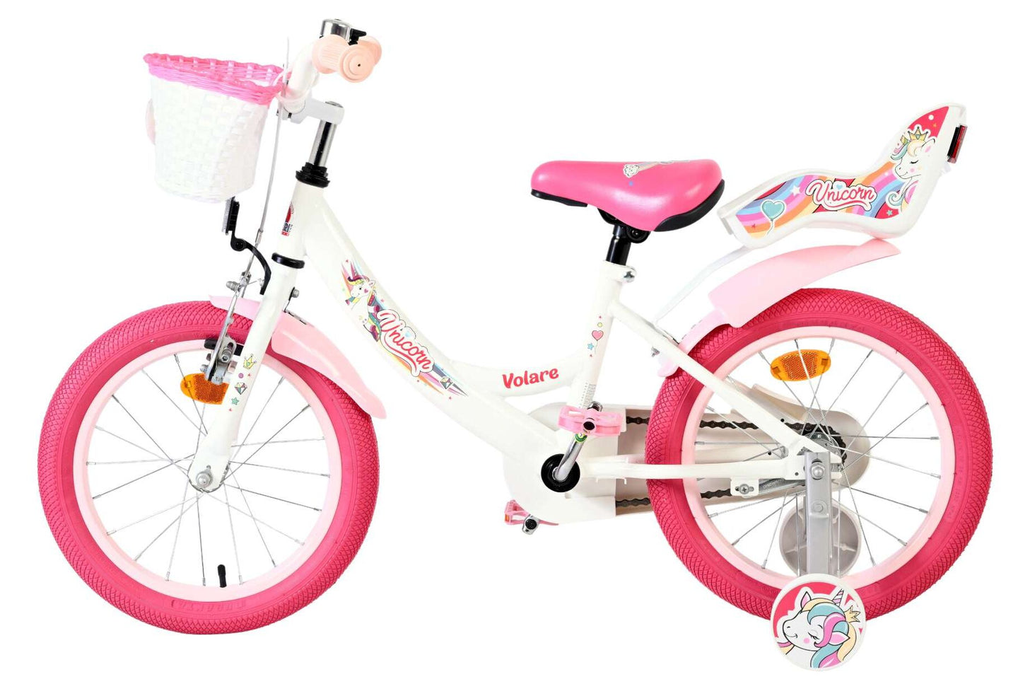 Volare Unicorn 16 inch 2026 Meisjes - Fietsenconcurrent.nl
