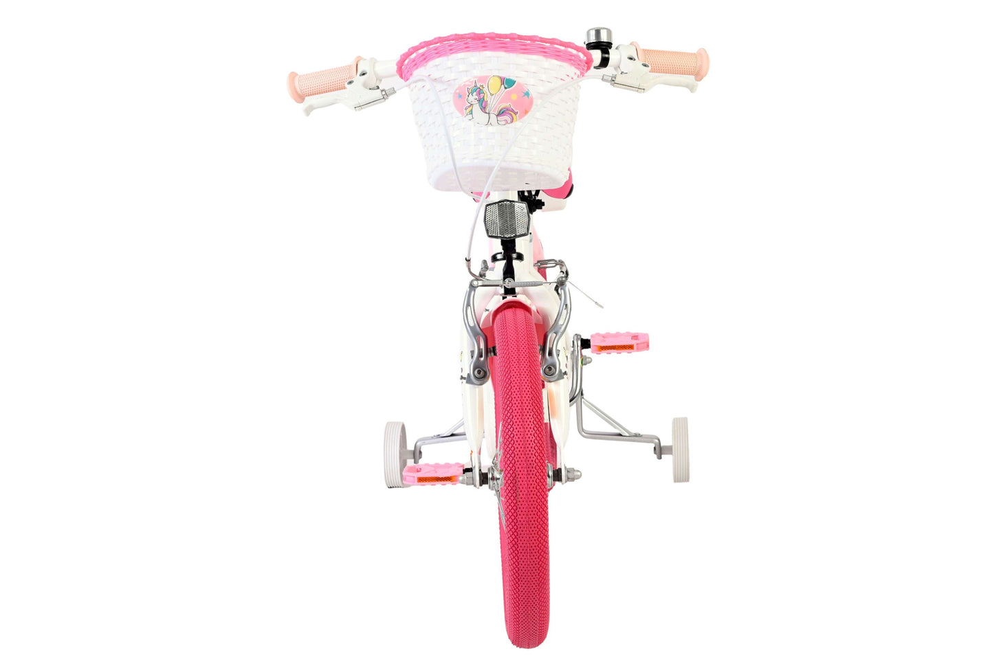 Volare Unicorn 16 inch 2026 Meisjes Twee handremmen - Fietsenconcurrent.nl