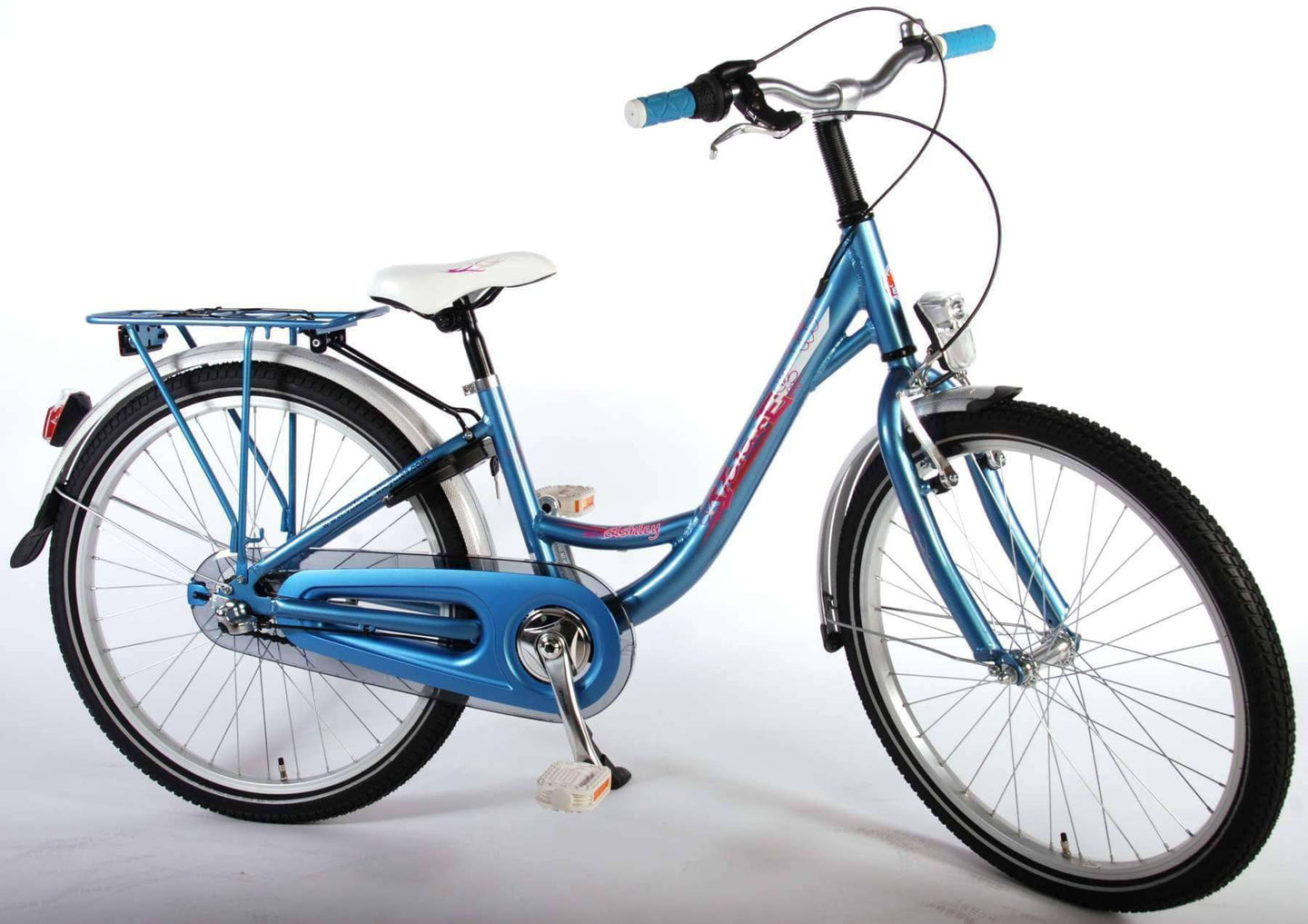 Volare Aluminium Ashley N3 24 inch 2016 Meisjes Ice Blue - Fietsenconcurrent.nl