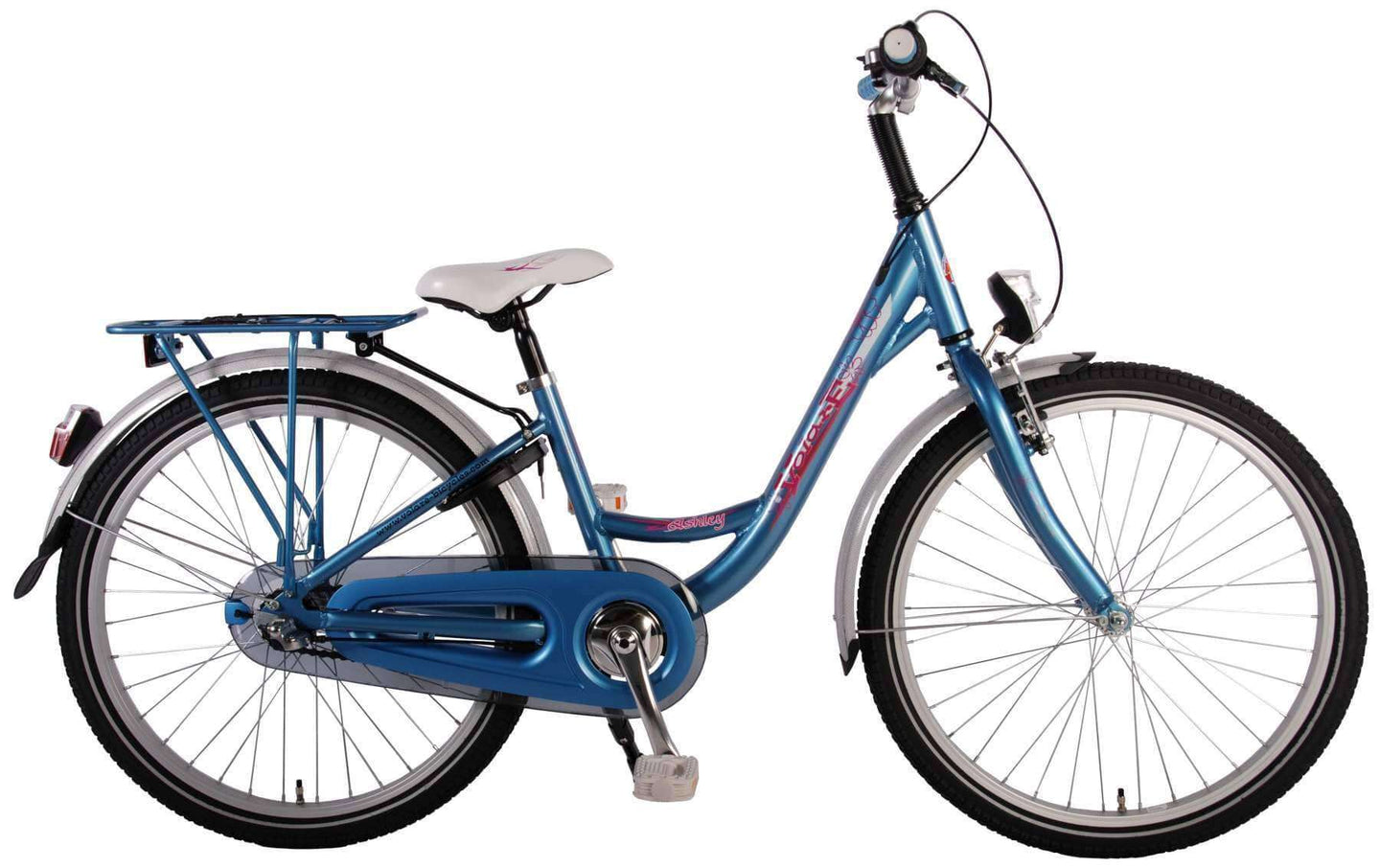 Volare Aluminium Ashley N3 24 inch 2016 Meisjes Ice Blue - Fietsenconcurrent.nl